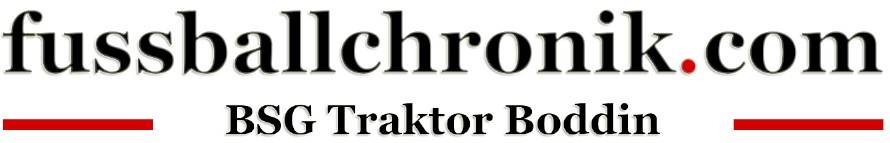 BSG Traktor Boddin - fussballchronik.com