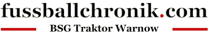 BSG Traktor Warnow - fussballchronik.com