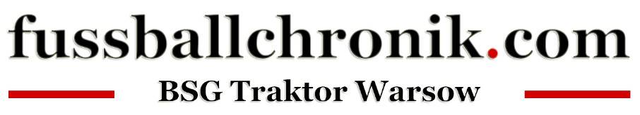 BSG Traktor Warsow - fussballchronik.com